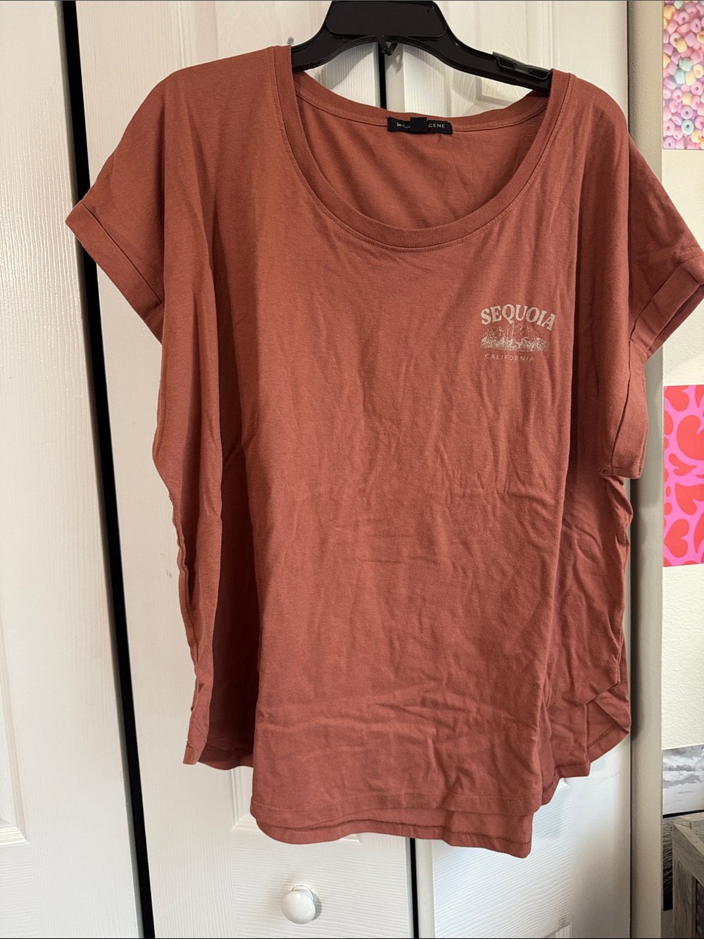 Sequoia Women's Short-Sleeve Crew Tee in Rusty Rose